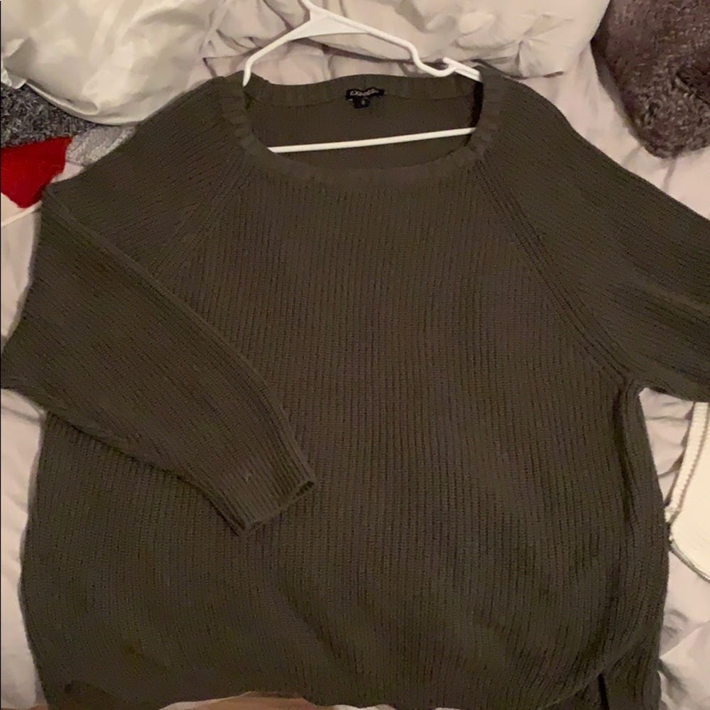 Olive green sweater